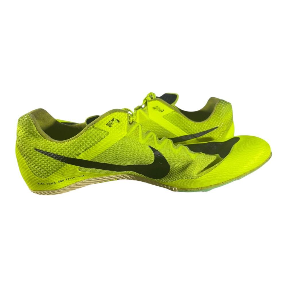 Nike Zoom Rival Sprint Volt Track and Field Shoes Spikes Men's 9.5 Sneakers - Picture 8 of 9